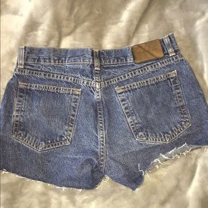 Vintage cut off Calvin Klein dark wash shorts
